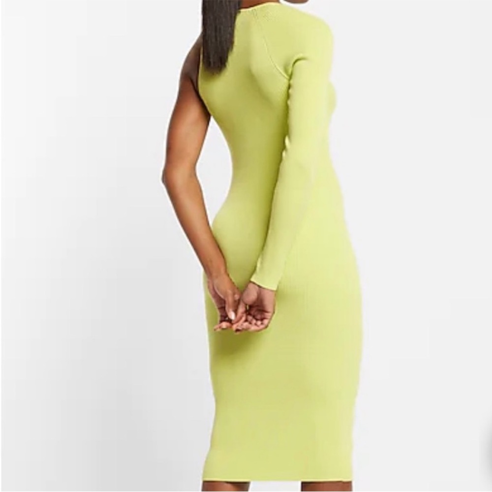 Express Body Counter One Shoulder Dress